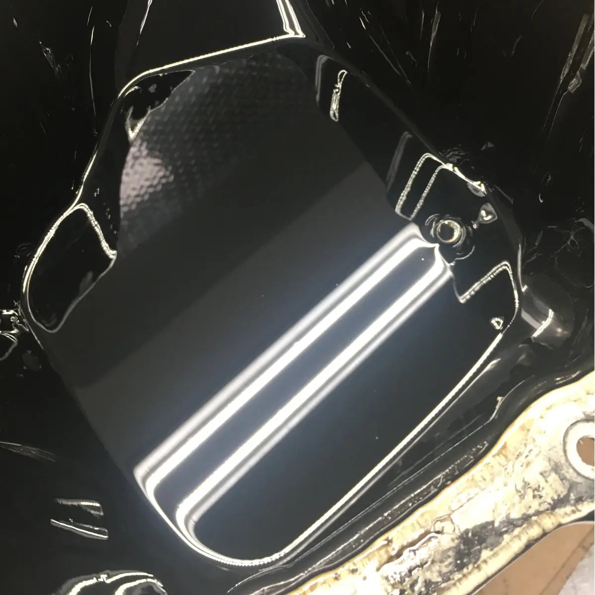 PPE Power Engine Oil Pan - GM 6.6L Duramax 2017-2019 L5P - Black 114053020 — PPE114053020