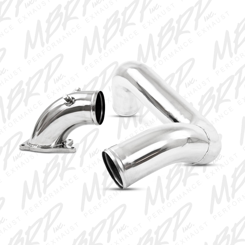 MBRP 2005 2007 Ford Powerstroke 6.0L 3 Driver Side Intercooler Pipe polished aluminum IC1975