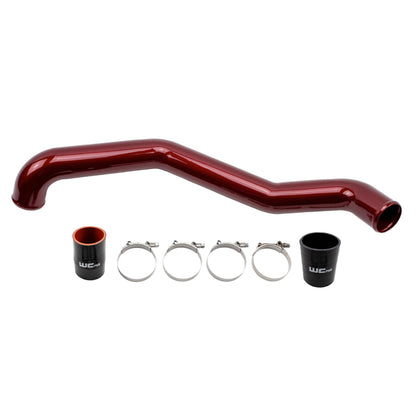 Wehrli 17-19 Chevrolet 6.6L L5P Duramax Driver Side 3in Intercooler Pipe - Bengal Red
