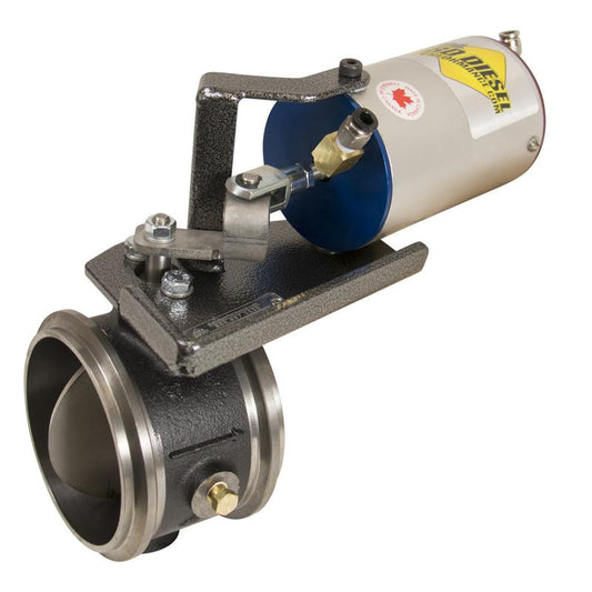 BD Diesel Exhaust Brake - 1994-1997 Ford 7.3L PowerStroke 4in exh Vac Remote 1037144