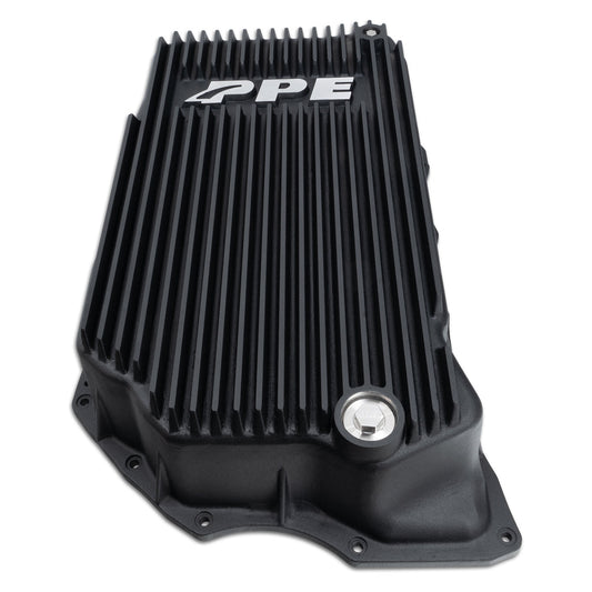 PPE Power 10L1000 Deep Transmission Pan - GM 6.6L Duramax Allison L5P 2020-2026 - Black 128051420 — PPE128051420