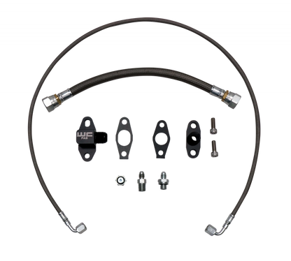 Wehrli LB7/LLY/LBZ/LMM/LML Duramax S400 Single Turbo Oil Line Kit