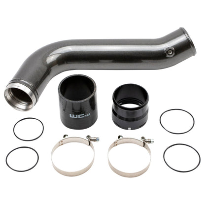 Wehrli 20-26 GM Duramax L5P Passenger Side 3.5in Intercooler Pipe - Sparkle Bomber Orange