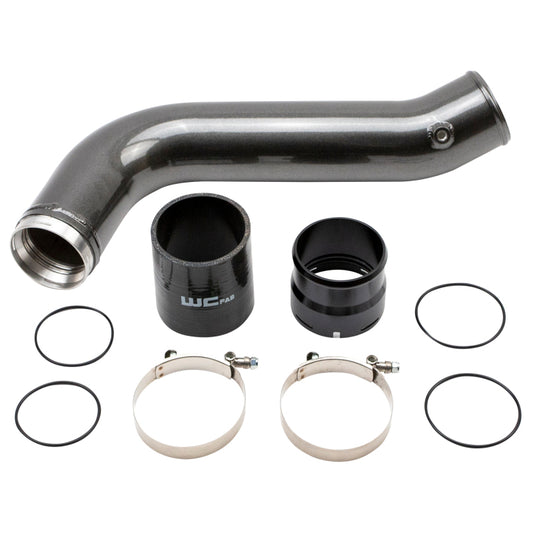 Wehrli 20-26 GM Duramax L5P Passenger Side 3.5in Intercooler Pipe - Deore Gold