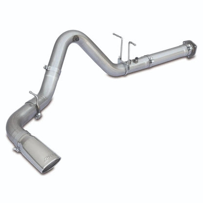 PPE Power Exhaust Kit 304 SS 4  DPF-Back w Tip - GM 6.6L Duramax 2007.5-2019 - Raw Pol 117010350 — PPE117010350