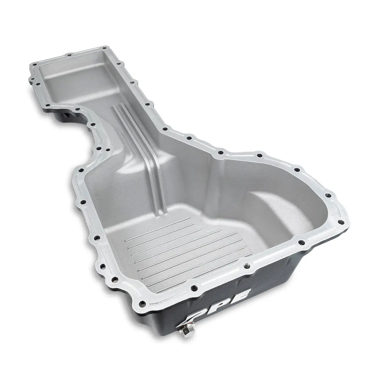 PPE Power Engine Oil Pan - GM 6.6L Duramax 2017-2019 L5P - Black 114053020 — PPE114053020