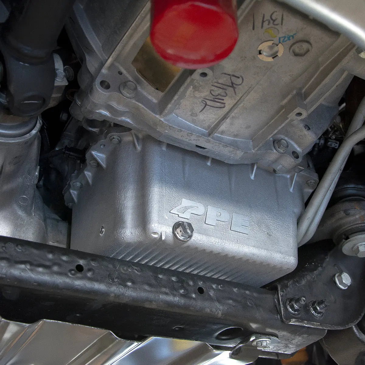 PPE Power Engine Oil Pan - GM 6.6L Duramax 2017-2019 L5P - Black 114053020 — PPE114053020
