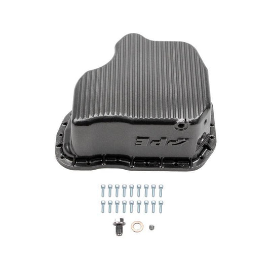 Wehrli 01-10 GM Duramax WCFab X PPE High Capacity Aluminum Oil Pan - WCFab Grey