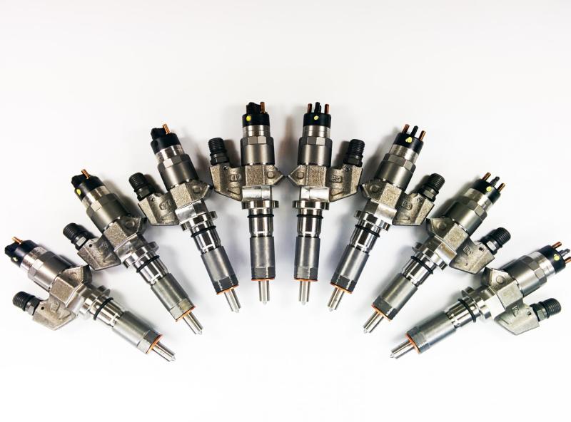 DDP 01-04 Chevrolet Duramax 6.6L LB7 Reman Injector Set - 100hp (60% Over)