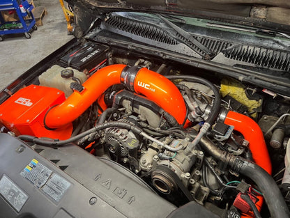 Wehrli 04.5-05 Duramax LLY 4in Stage 2 Intake Kit - Semi-Gloss Black