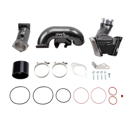 Wehrli 07.5-10 GM Duramax LMM 3in Y-Bridge Kit - Kiwi Green