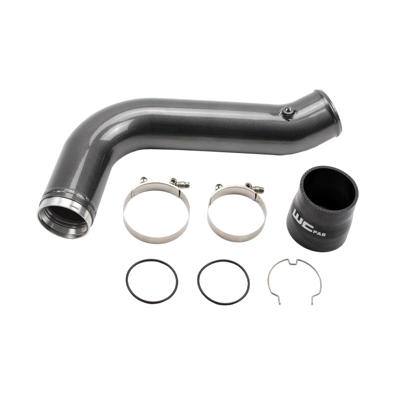 Wehrli 17-19 Chevrolet 6.6L L5P Duramax Passenger Side 3.5in Intercooler Pipe - Candy Red