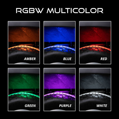 Diode Dynamics Stage Series SXS Rock Light Installer Kit - RGBW M8 (8-pack)