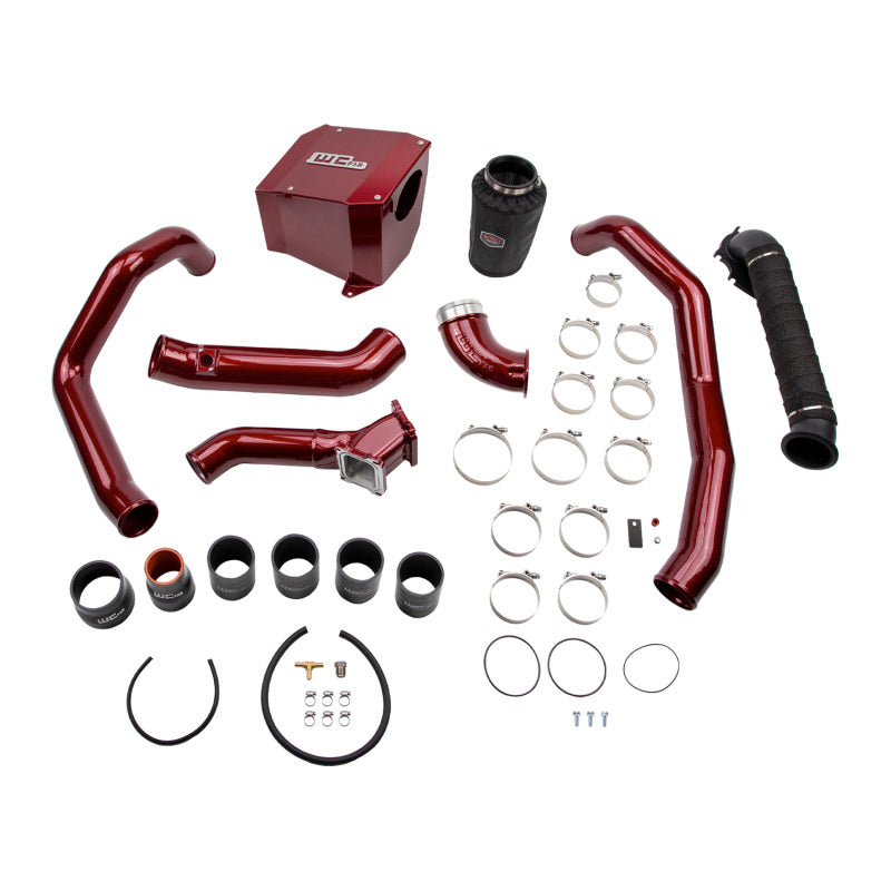 Wehrli 01-04 Chevrolet 6.6L LB7 Duramax High Flow Intake Bundle Kit - WCFab Red