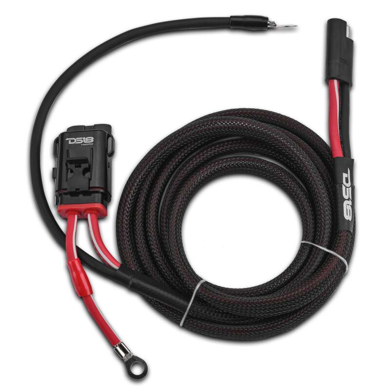 DS18 8-GA Water Resistant Fuse Holder 8 Ft of Power and Ground Wires 2 Door UTV