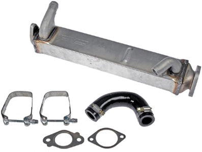 Area Diesel Service Magnum Remanufactured Stainless-Steel Horizontal Mount Exhaust Gas Recirculation (EGR) Cooler with Installation Kit for 2008-2010 Ford F-Series Super Duty with 6.4L PowerStroke Core Charge of 150 Applies 60-1027