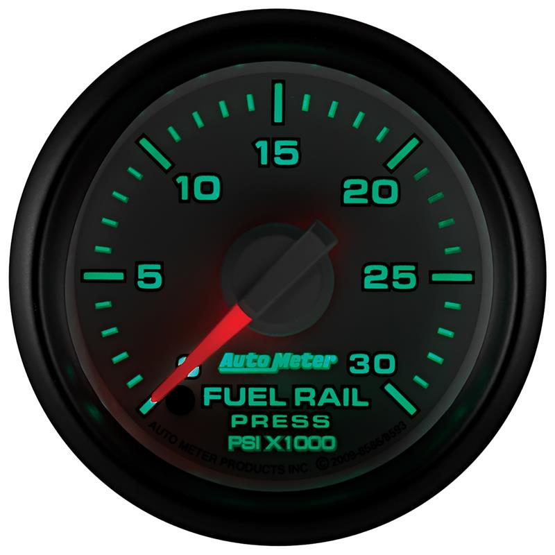 Autometer Factory Match Diesel Fuel Rail Pressure Gauge 52.4mm 0-30K PSI SE, Cummins 6.7 L, Dodge