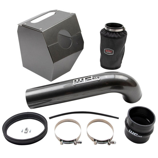 Wehrli 17-19 GM Duramax L5P 4in Intake Kit - Cat Yellow