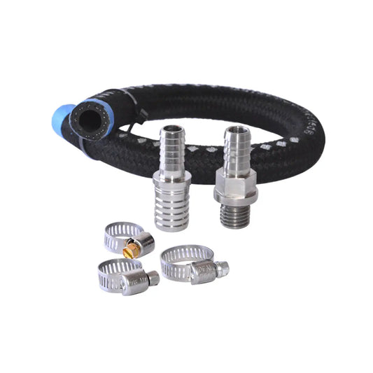 PPE Power CP3 Pump Fuel Feed Line Kit 3 8  inch With Inlet Fitting - GM 6.6L Duramax 2001-2010 113060900 — PPE113060900