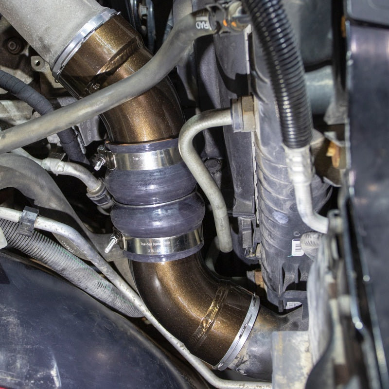Wehrli 06-10 GM Duramax LBZ/LMM Passenger Side 3.5in Intercooler Pipe - Bengal Grey