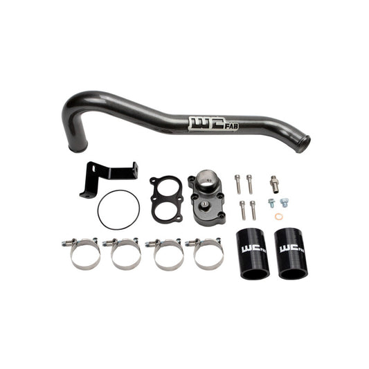 Wehrli 06-10 GM Duramax LBZ/LMM Thermostat Housing Kit - Fine Texture Black
