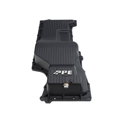 PPE Power Deep Engine Oil Pan - GM 3.0L Duramax 2020-2026 - Black 114054020 — PPE114054020