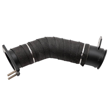 Wehrli CUSAtom Down Pipe  3.5in.  for 2017-2026 Duramax L5P 100129 — WCF100129