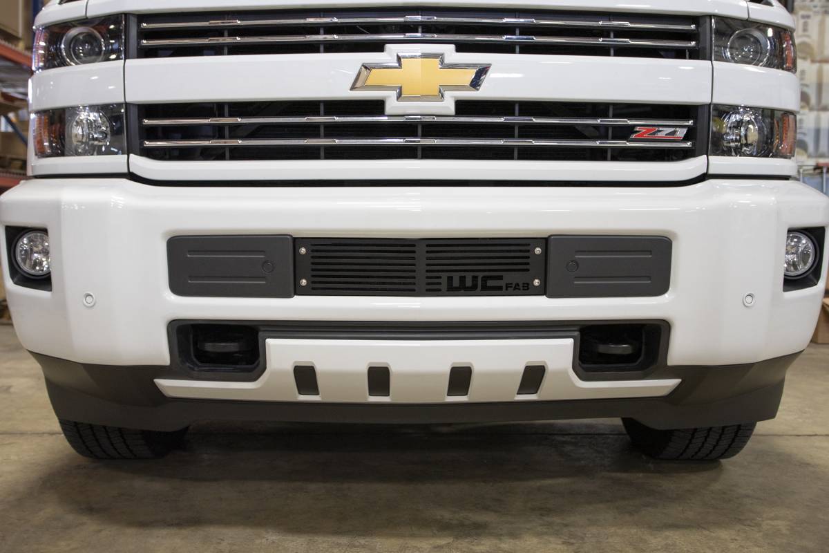 2015-2019 LML/L5P DURAMAX CHEVROLET SILVERADO BUMPER GRILLE Raw Stainless — WCF100290