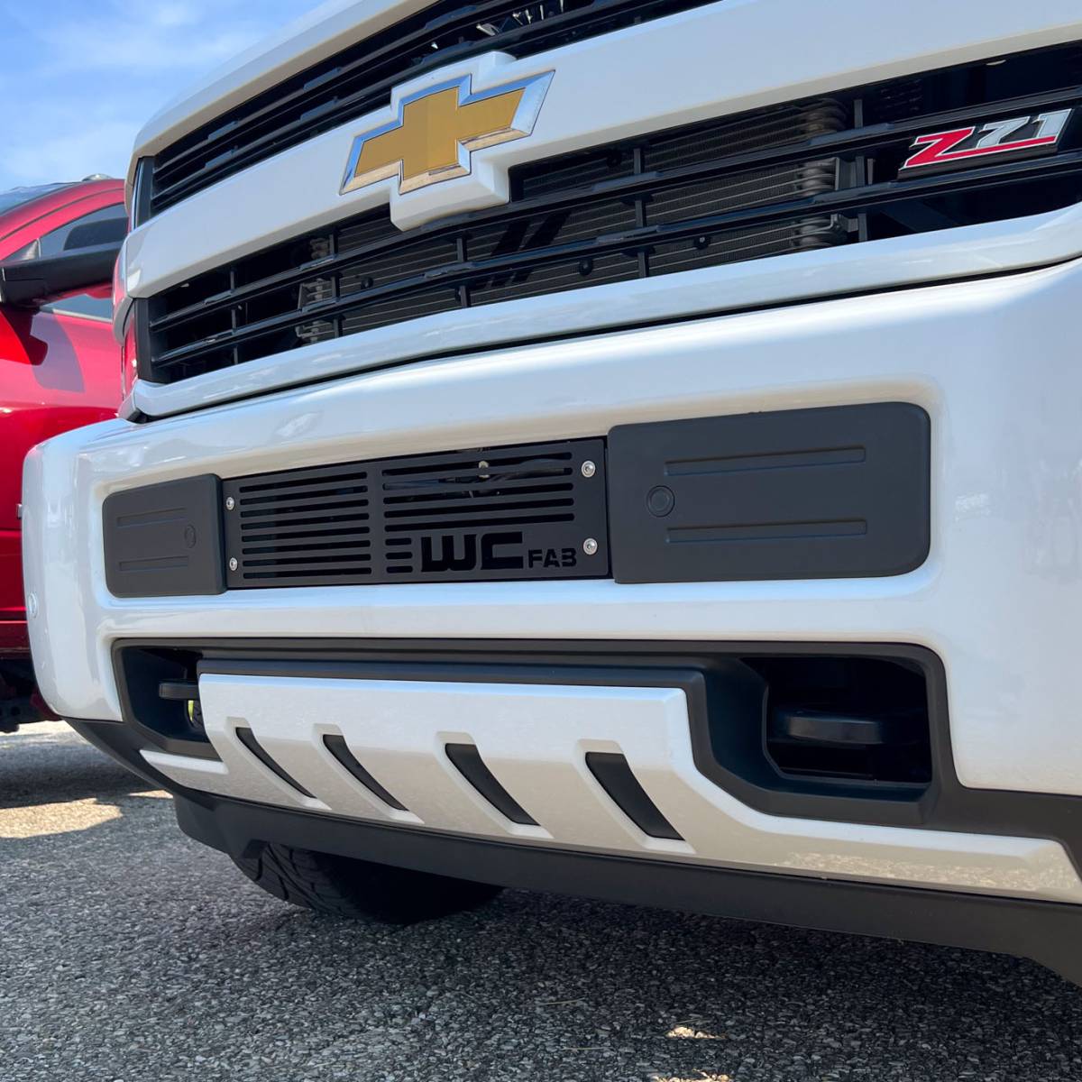2015-2019 LML/L5P DURAMAX CHEVROLET SILVERADO BUMPER GRILLE Raw Stainless — WCF100290