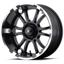 Fairway Alloys SIXER UTV 14X6.5 MACH G-BLACK -20MM FA-134-M