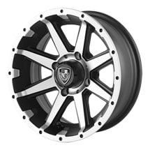 Fairway Alloys REBEL UTV 12X6 MACH MATTE BLACK -23MM FA-135-M