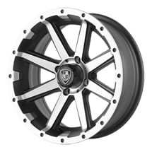 Fairway Alloys REBEL UTV 14X6.5 MACH G-BLACK -23MM FA-136-M