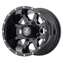 Fairway Alloys SHIFT UTV 10X7 MACH GLOSS BLACK -25MM FA-141-M
