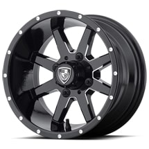 Fairway Alloys SHIFT UTV 12X6.5 MACH GLOSS BLACK -30M FA-142-M