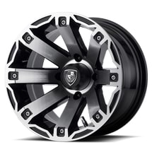 Fairway Alloys RAGE UTV 12X7 4X4.0 MACH G-BLK -47MM FA-143-M