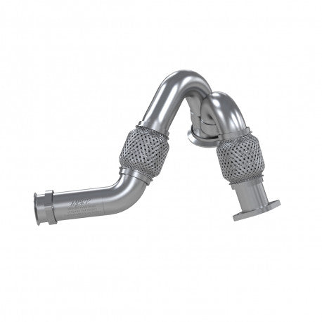 MBRP 2003 2007 Ford 6.0L Powerstroke Aluminized Steel  Replacement Turbo Up-Pipe; Carb EO # D-763-3 FAL2313