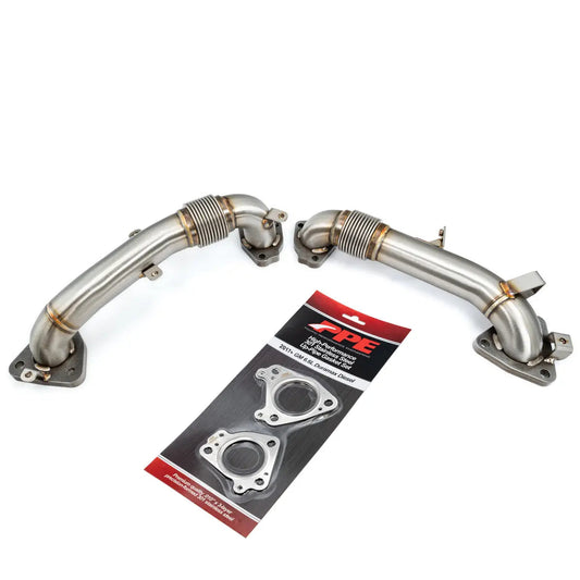 PPE Power Up-Pipe Set - GM 6.6L Duramax 2017-2026 L5P (For OEM Exh Man) 116122000 — PPE116122000