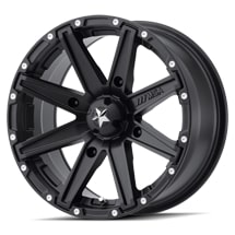 MSA Offroad Wheels CLUTCH UTV 12X7 4X137 S-BLK 10MM M33-02737