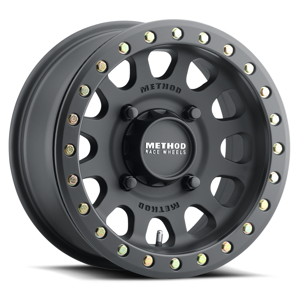 Method Race Wheels MR401 UTV Beadlock  157  4313mm Offset  4156  132mm Centerbore  Matte Black  w BH-H24100 MR40157046543B