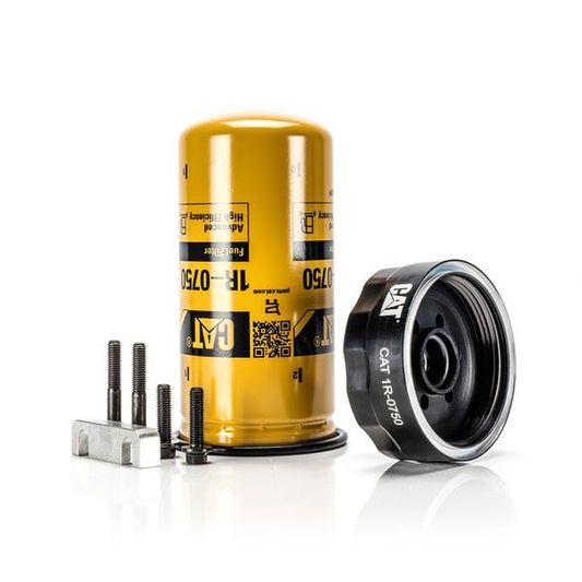 2001 - 2017 Duramax 6.6L Fuel Filter Adapter To Convert To Caterpillar Spin On Filter