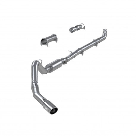 MBRP 2001 2007 Chevrolet GMC 2500 3500 Duramax  EC CC Aluminized Steel 4  Cat Back Single Side S6004AL