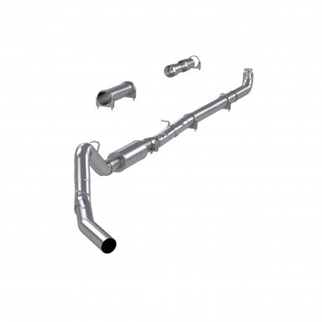 MBRP 2001 2007 Chevrolet GMC 2500 3500 Duramax Classic EC CC Aluminized Steel 4  Cat Back Single Side S6004P
