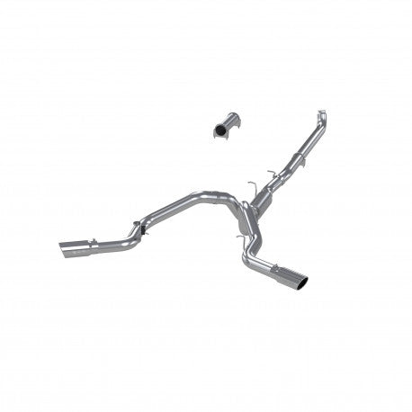 MBRP 2001 2004 Chevrolet GMC 2500 3500 Duramax  EC CC Aluminized Steel 4  Down Pipe Back Cool Duals  S6006AL
