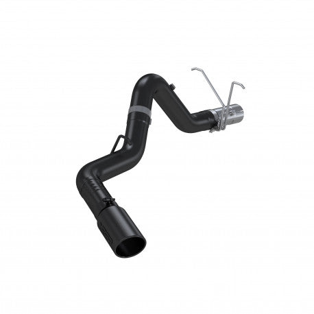 MBRP 2011 2019 Chevrolet GMC 2500 3500 Duramax Black-Coated Aluminized Steel 4  Filter Back Single Side S6032BLK
