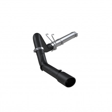 MBRP 2008 2010 Ford F-250 350 450 6.4L Powerstroke Black-Coated Aluminized Steel 4  Filter Back Single Side Exit S6242BLK