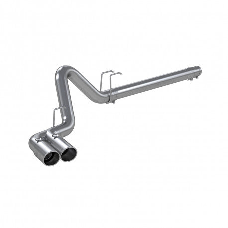 MBRP 2008 2010 Ford F-250 350 450 6.4L Powerstroke T409 Stainless Steel 4  Filter Back Dual Outlet Single Side S6243409