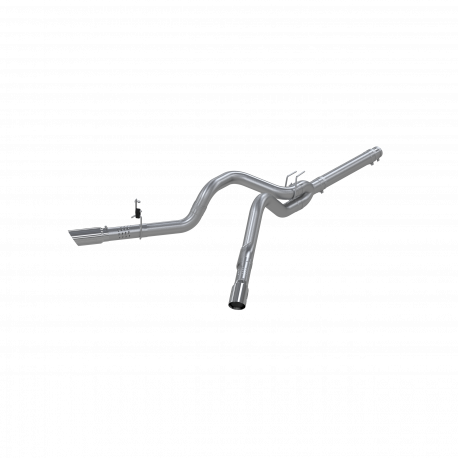 MBRP 2008 2010 Ford F-250 350 450 6.4L Powerstroke Aluminized Steel 4  Filter Back Cool Duals  S6244AL