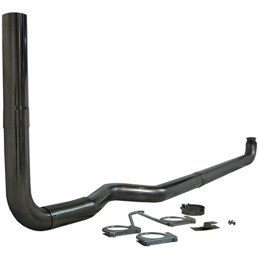 MBRP 2001 2007 Chevrolet GMC 2500 3500 HD Duramax 6.6L 4  Down Pipe Back  Single SMOKERS  (incl. front pipe)  T409 S8006409