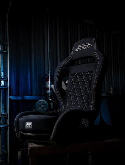 PRP Contour UTV Suspension Seat -Black Cloth
