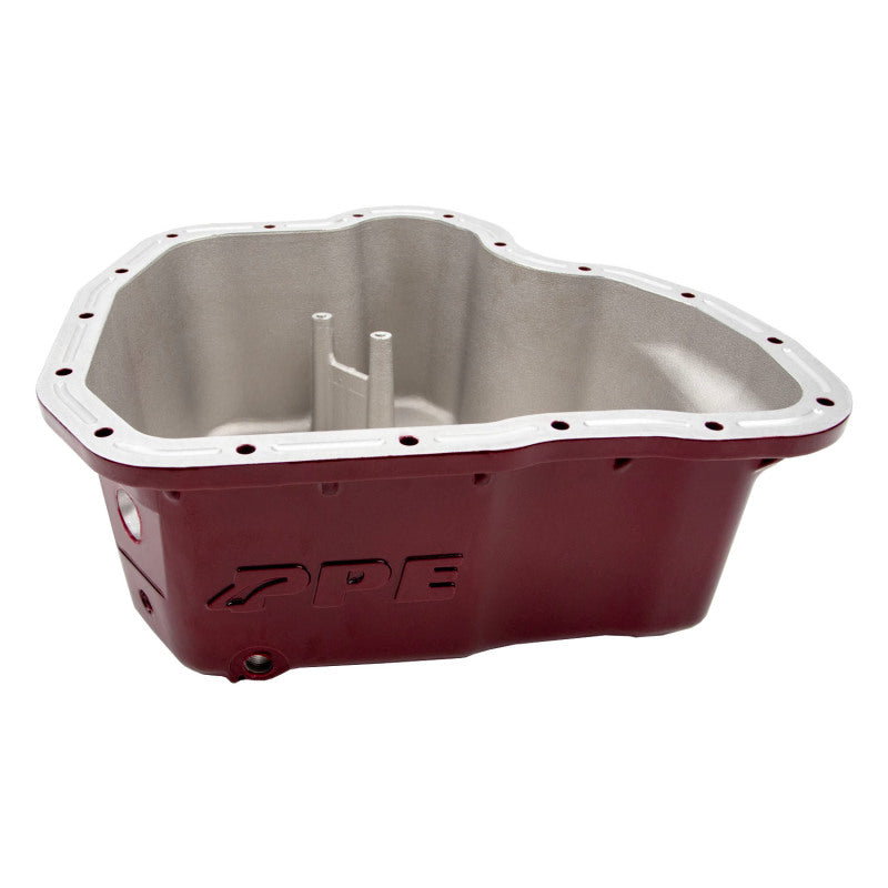 Wehrli 01-10 GM Duramax WCFab X PPE High Capacity Aluminum Oil Pan - Flat Black